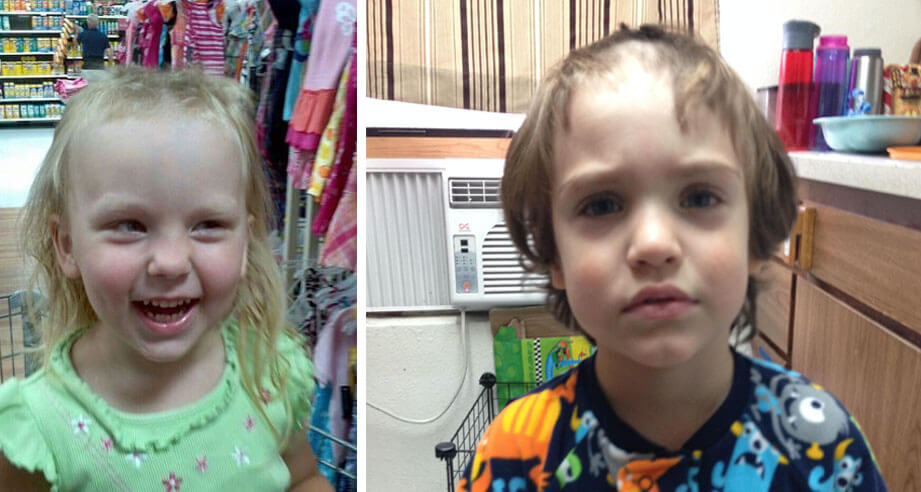 11 dzieciaków, które postanowiły zabawić się w fryzjera