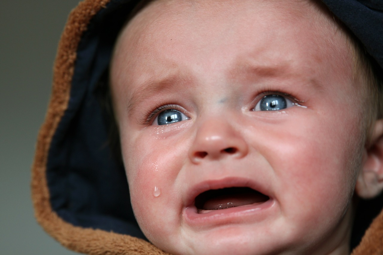 Łzy u niemowlaka