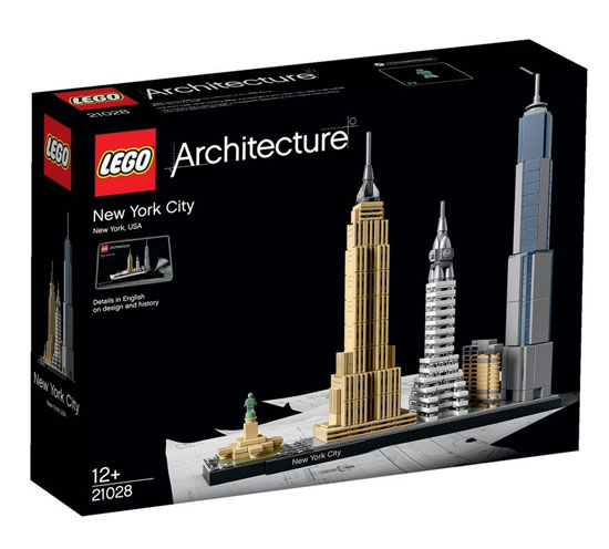 Ceny zestawów LEGO dla dziewczynek Architecture (Nowy Jork)