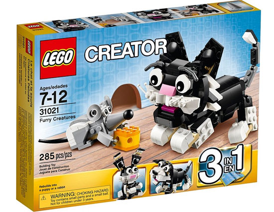 Ceny zestawów LEGO Creator (Zabawa w kotka i myszkę)