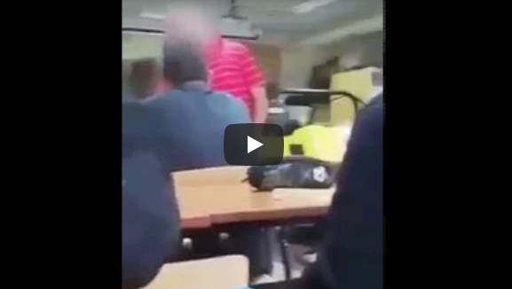 Uczniowie bronią zawieszonego nauczyciela, który uderzył ucznia w twarz. To prowokacja!