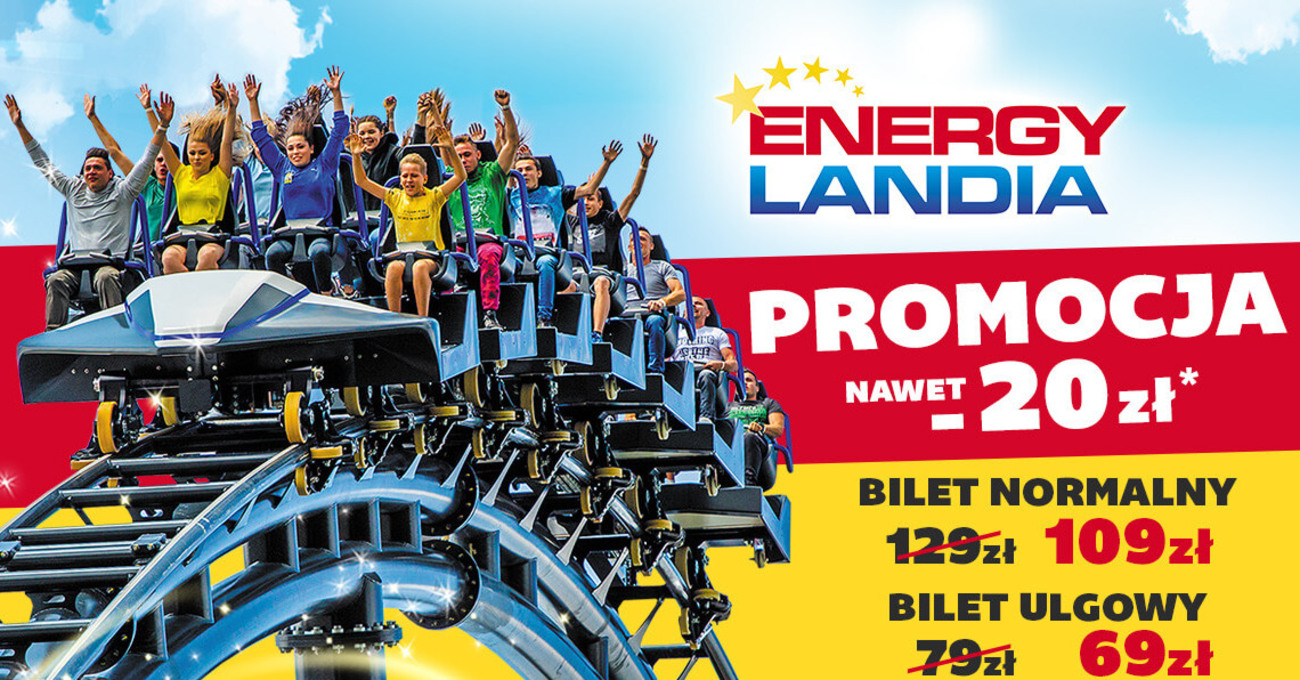 Energylandia przedłuża wakacje: do 1 września można kupić tańsze bilety do parku rozrywki!