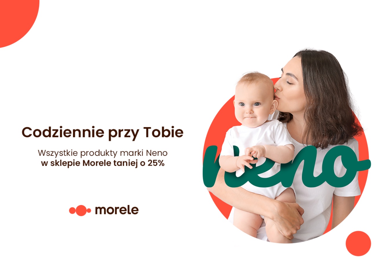 Mega promocja na Dzień Mamy! -25% na wszystkie produkty Neno w sklepie internetowym Morele.net