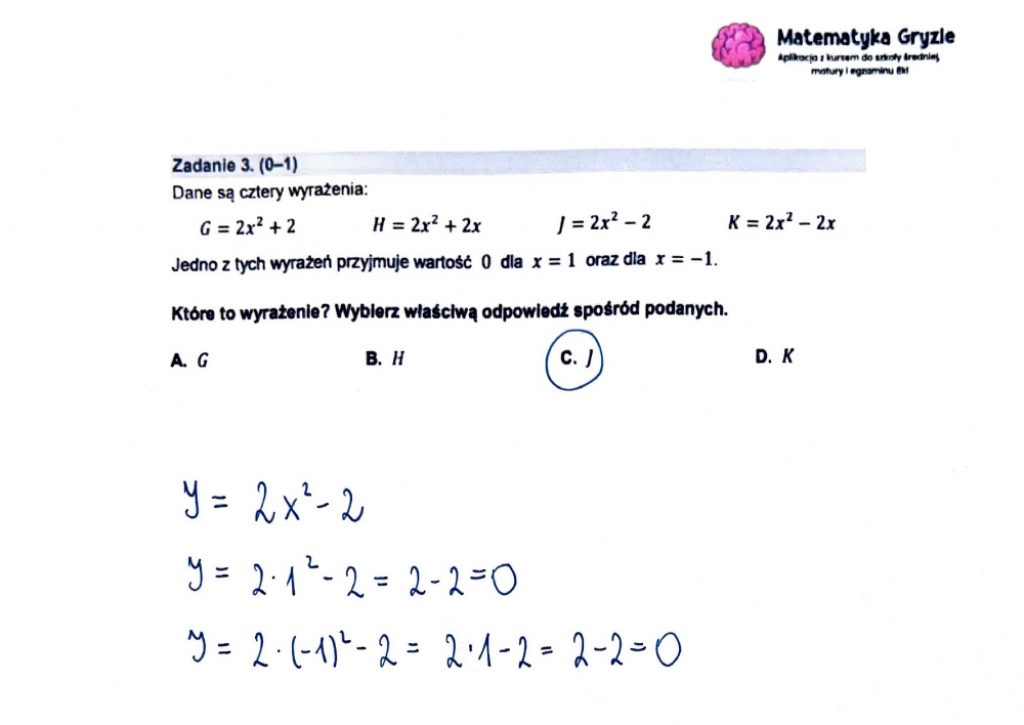 Egzamin ósmoklasisty 2023 matematyka odpowiedzi