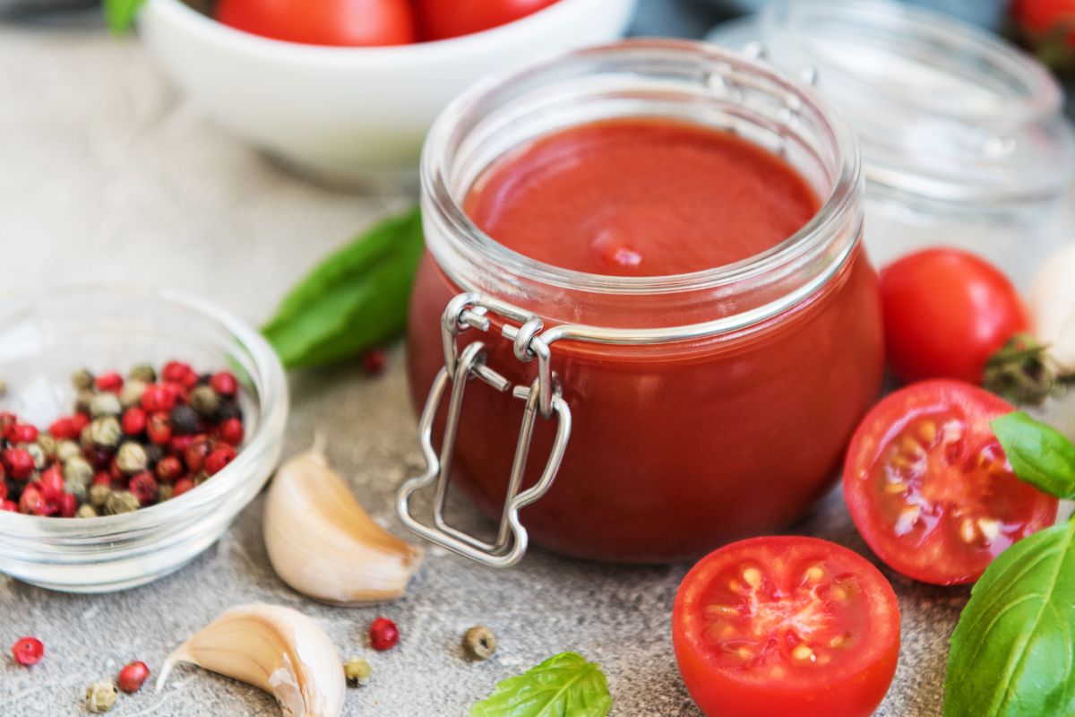 Zamiast kupować pomidory w puszce, zrób ten domowy sos. Smakiem będziesz cieszyć się całą zimę
